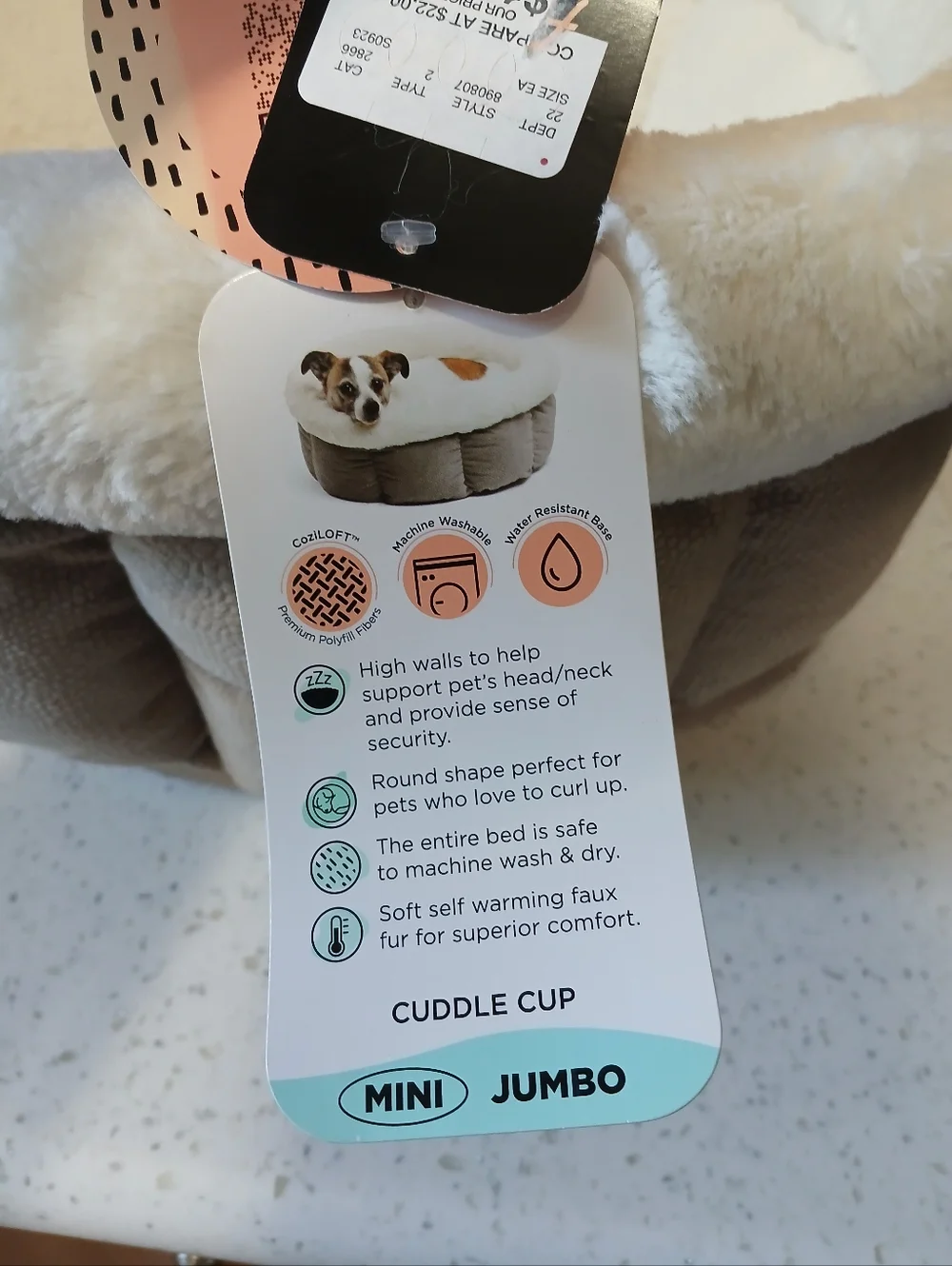 Mini Cuddle Cup Pet Bed